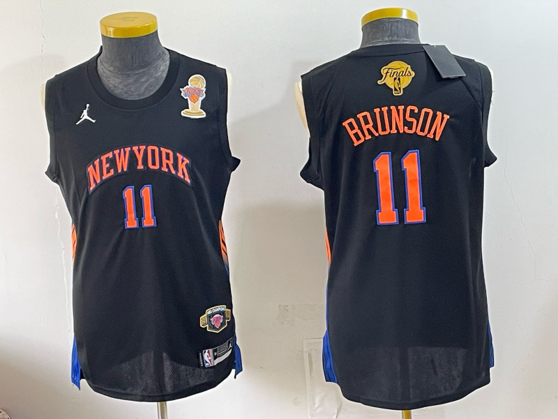 Men New York Knicks #11 Brunson black 2026 Nike NBA jersey 0701001